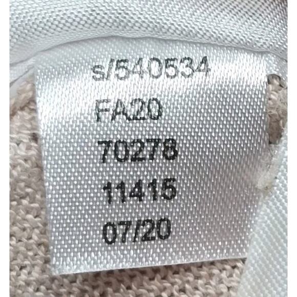 Loft Cotton Blend Button Beige Muted Blush Pink Duster Cardigan Sweater Size XS - Picture 11 of 11